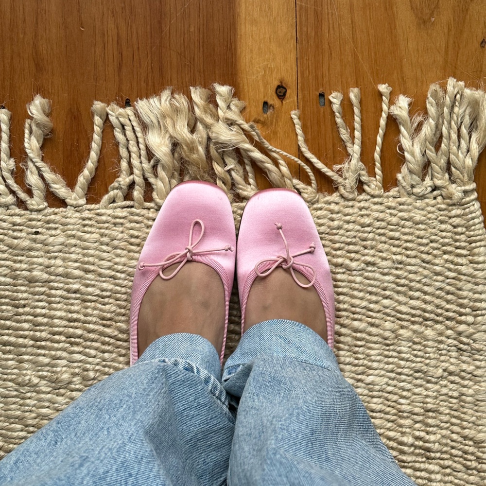 Satin Ballet Flats
